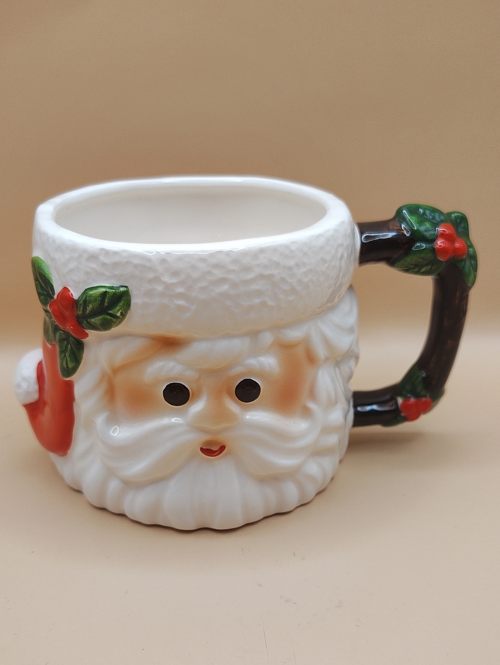 Fitz And Floyd, Inc Hand Crafted Santa Claus Christmas Coffee Mug Hot Cocoa 1979
